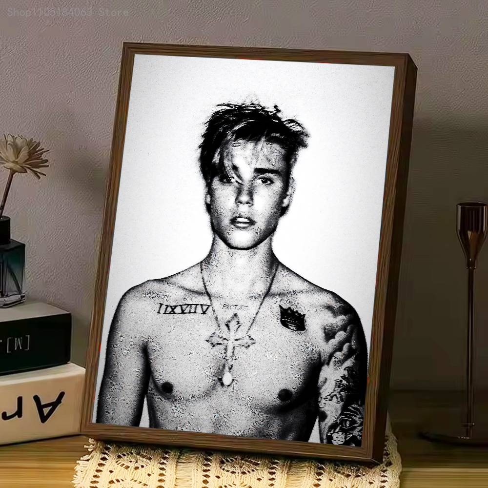 For J-Justin Singer B-Bieber P - огляд і ціна Custom Map Poster