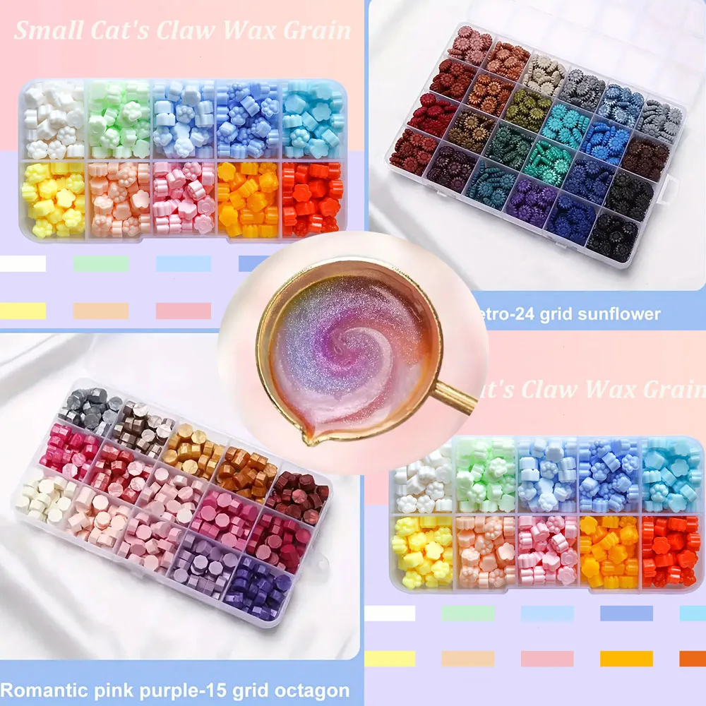 600Pcs Box Sealing Wax Beads,  - огляд і ціна Wax Seal Letter Kit