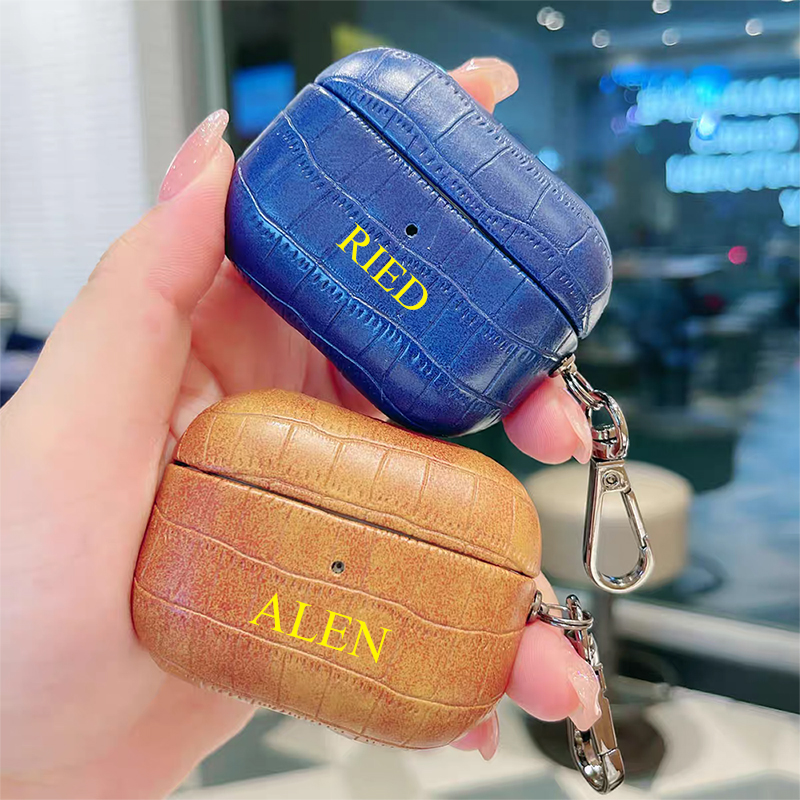 Custom Name Crocodile Leather  - огляд і ціна Monogram Keychain Leather