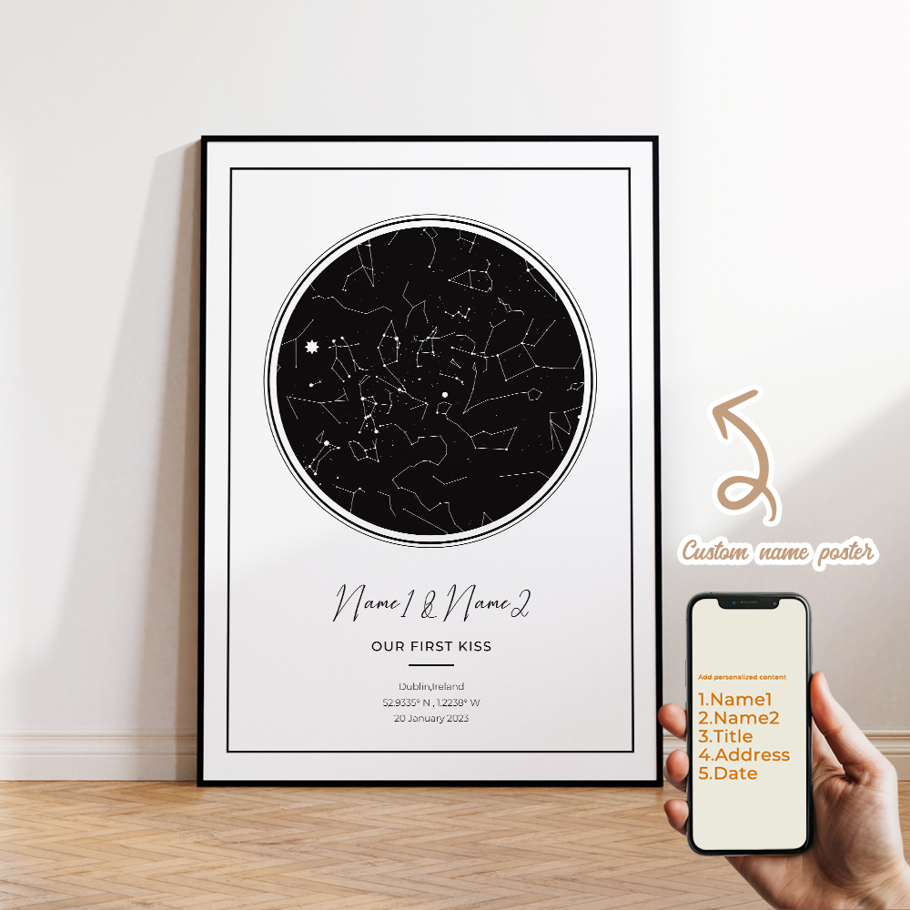 Modern Custom Personalized Nig - огляд і ціна Custom Map Poster