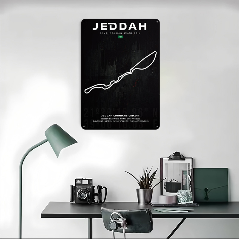 Jeddah Circuit Map Poster Cust - огляд і ціна Custom Map Poster