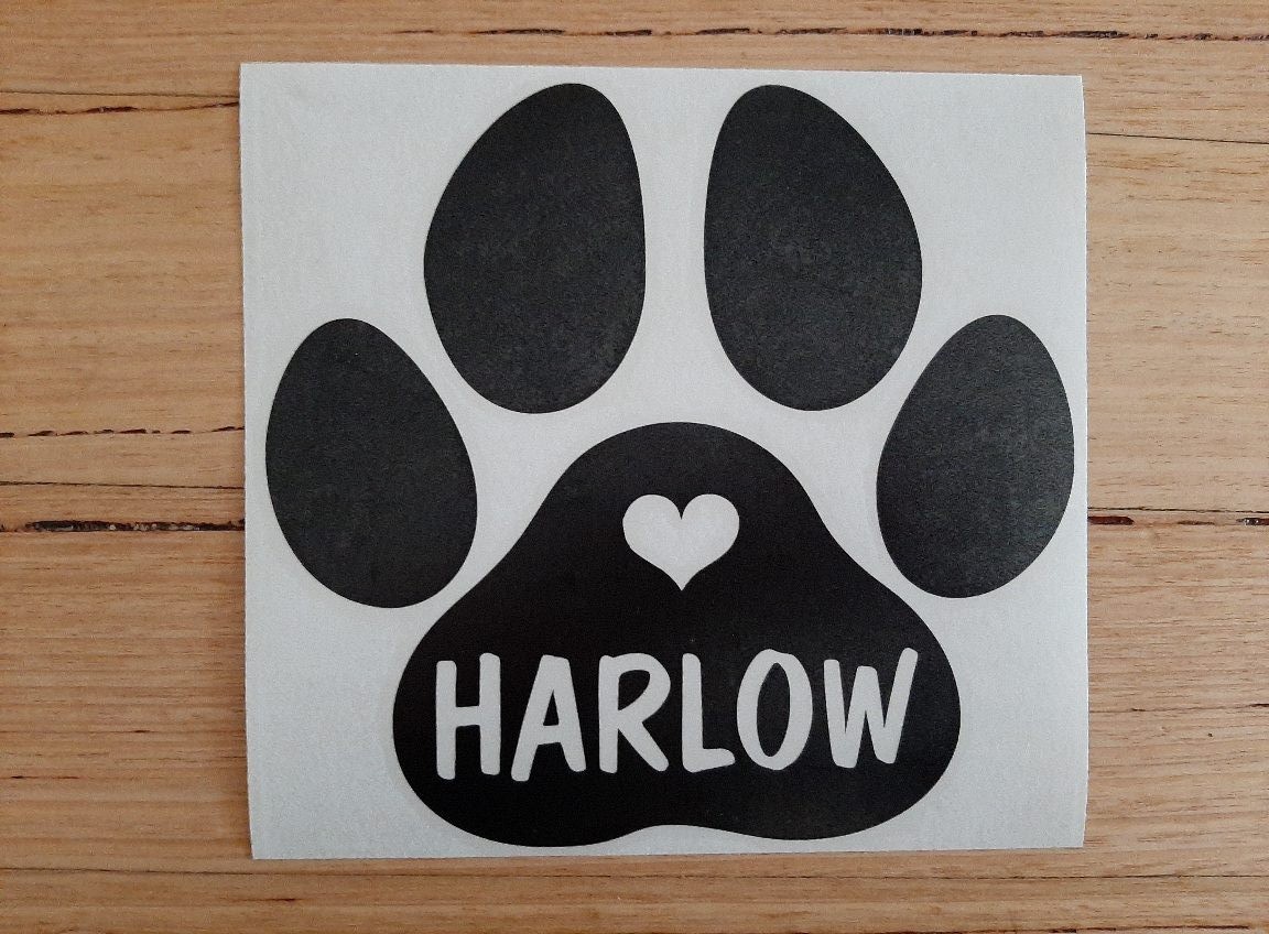 2pcs Personalised Paw Print wi - огляд і ціна Pet Portrait Custom
