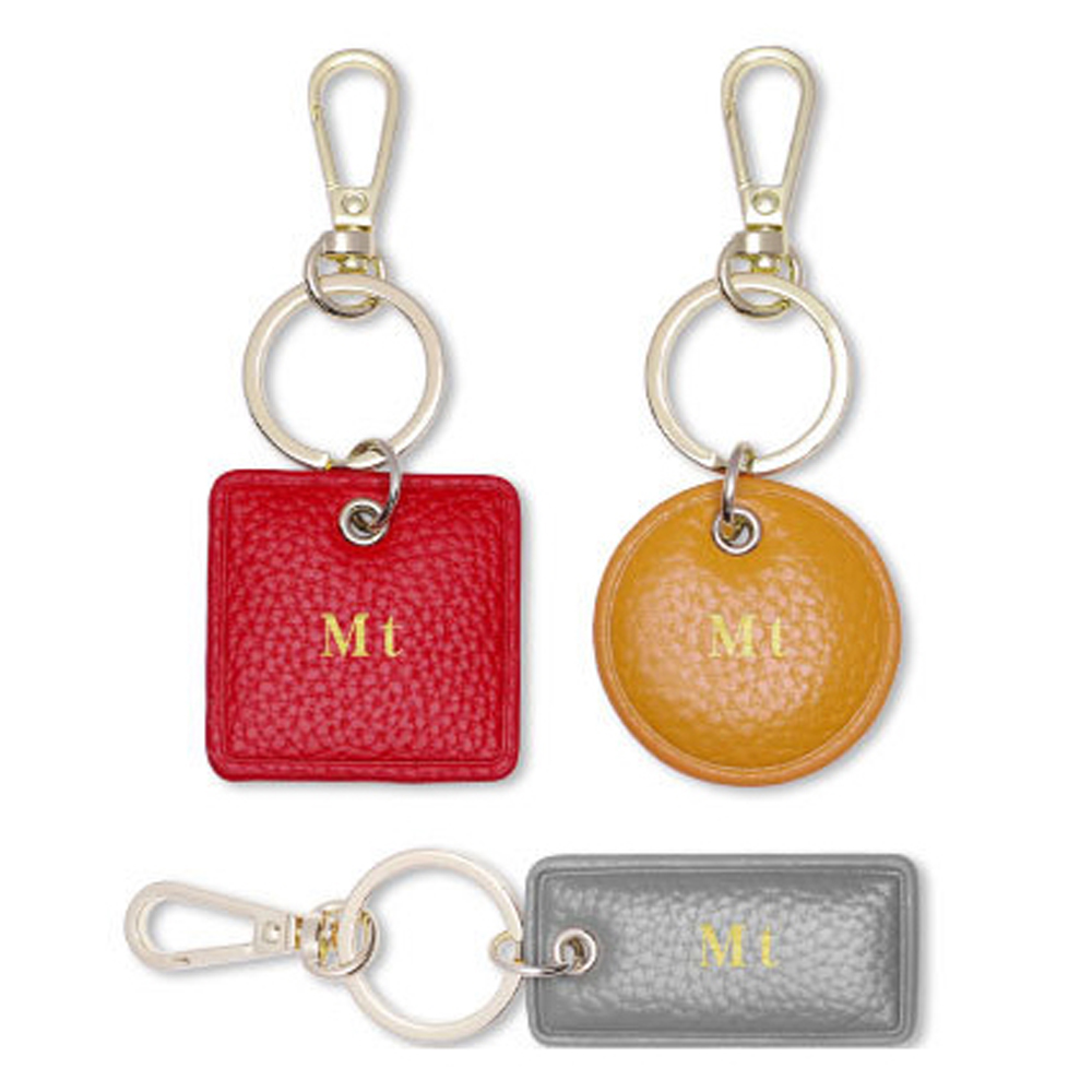 Custom Letters Leather Keychai - огляд і ціна Monogram Keychain Leather